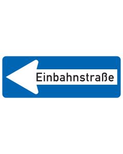 Adco Vorschriftszeichen Nr. 220-10 Einbahnstraße, linksweisend